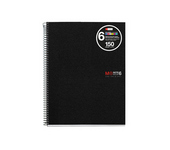 CUADERNO NOTE BOOK A5 PP NEGRO 2827